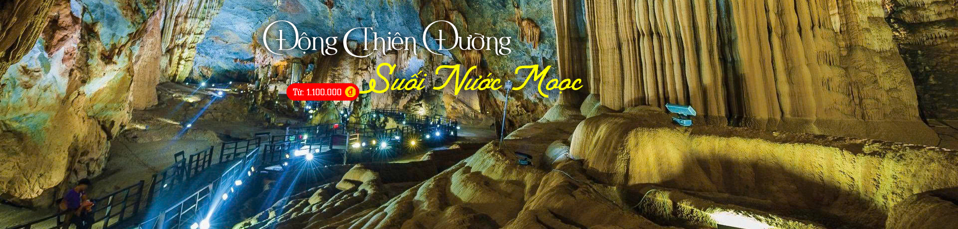 Tour Động Thiên Đường Suối Nước Moọc